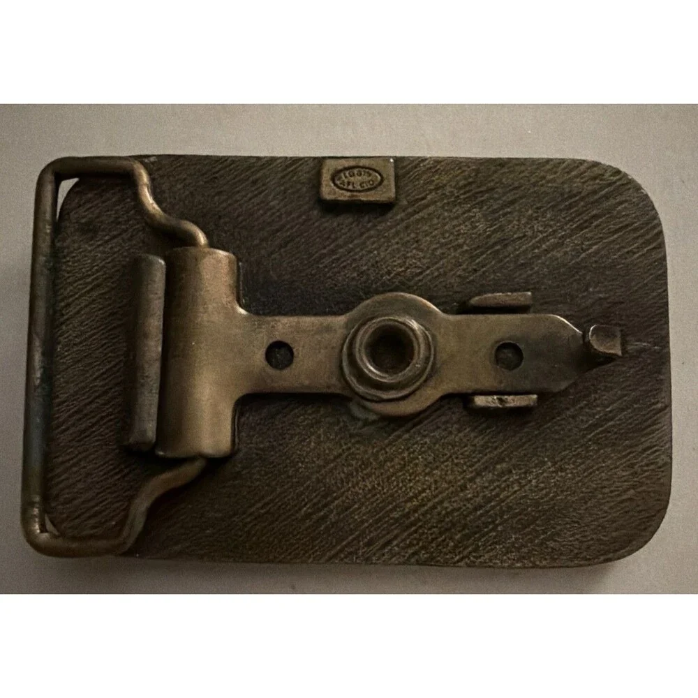 Amalgamated Transit Union Local 1225 brass belt buckle